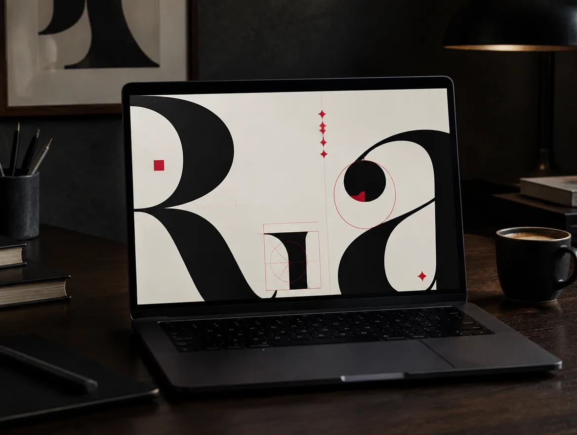 Ferrous website on a laptop