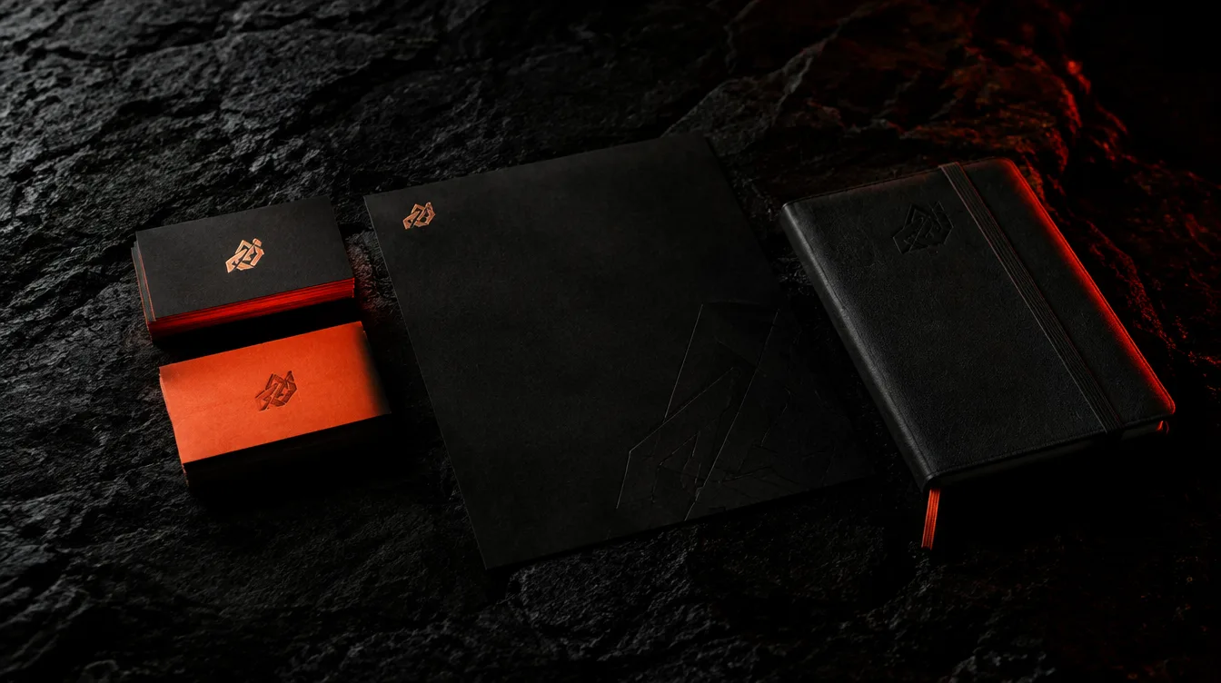 Ferrous Type Co. stationery system