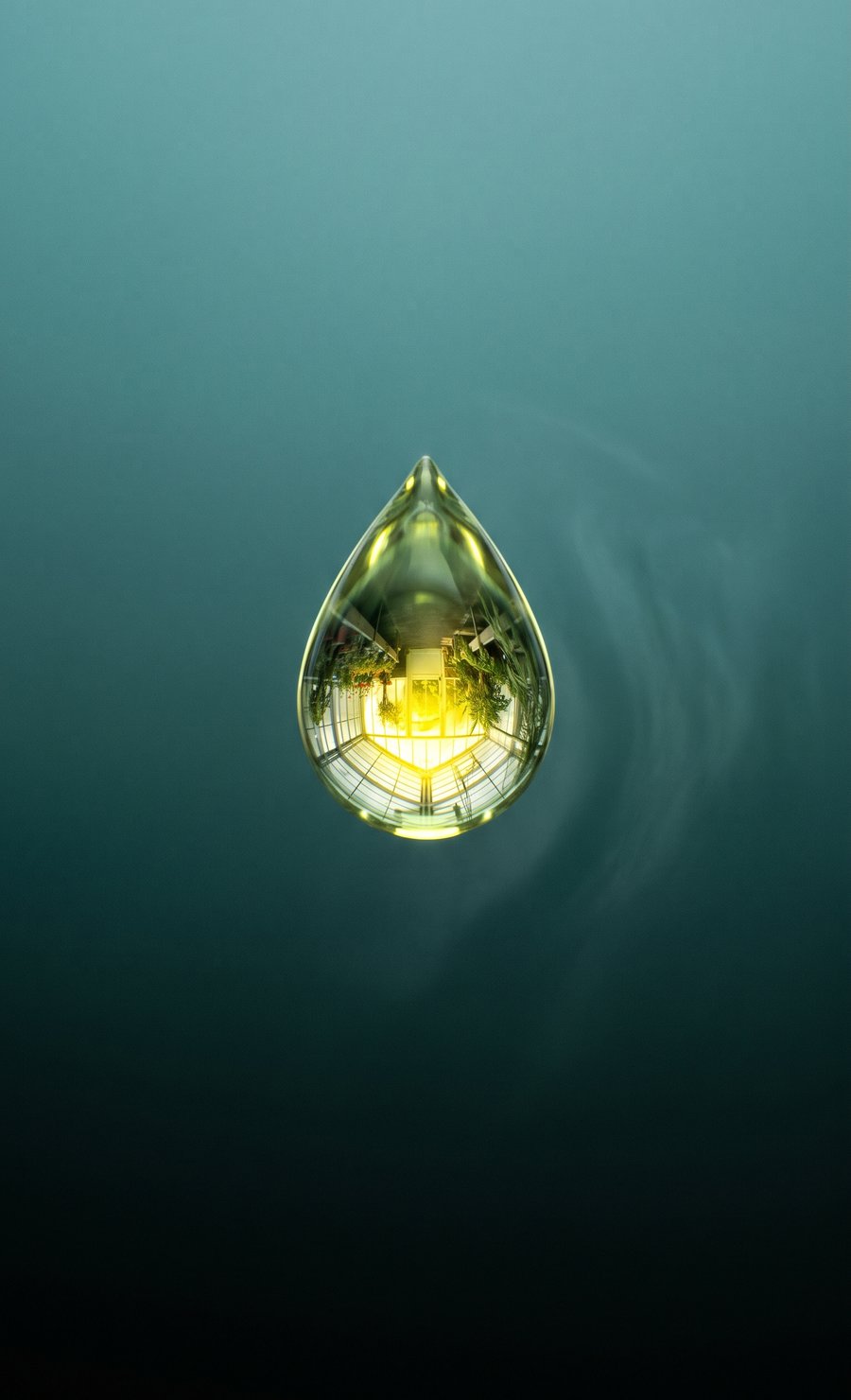 A single suspended droplet